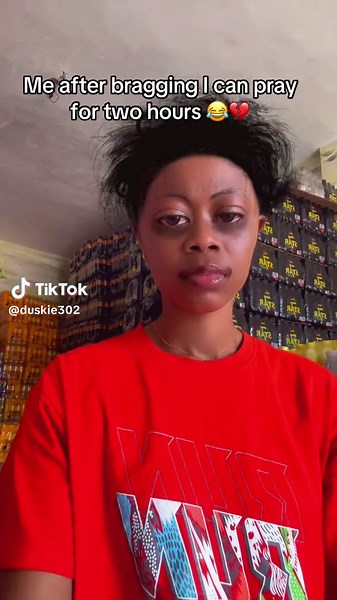 Struggling to Pray for Two Hours: Relatable Humor