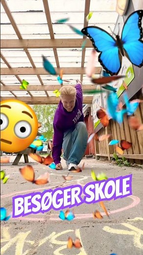 Hvilken skole skal nu besøges?? 🏫🤩🦋 #JegErBareMig #Skole #Challenge