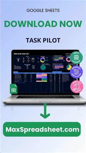 Task Pilot Google Sheet | Navigate Tasks & Projects Easily #google