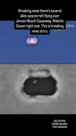 Brian Ladd on Instagram: "Breaking news right now, Jensen Beach Florida Causeway directly over the causeway there are dozens of spinning objects. They are making a humming sound. The FAA fly tracking says that these are aircraft look closely. These are spinning hexagons. They are even faking flight tracking like some good aliens should do This is breaking news coming out of Jensen Beach St. Lucie county Florida. #breaking news.#UFOs#alien invasion #Atlantic ocean UFO #alien My wife and I documen