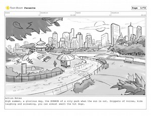 Parasite Storyboard