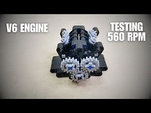 How to build a LEGO V6 engine