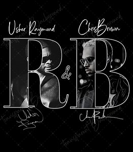 Usher Raymond & Chris Brown Tour 2026 T-shirt PNG (digital Download) - Etsy