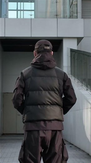 Urban layering outfit showcase #reindeelusion #fashion #techwear #vest #jacket #outdoors #clothes