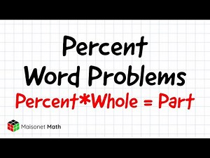 Solving Percent Word Problems