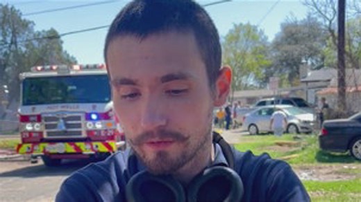 Officials: Man saves woman from burning structure in San Antonio