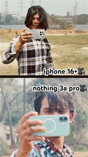 iphone 16+ vs nothing 3a pro🎥testing😎📈