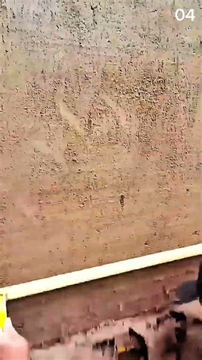 Technique for leveling wall plaster using a thickness measuring tool.