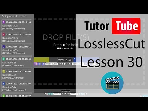 LossLessCut Tutorial - Lesson 30 - Keyboard Shortcuts