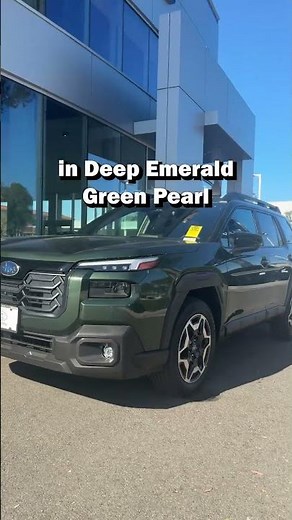 Introducing the 2026 Subaru Outback in Deep Emerald Green Pearl