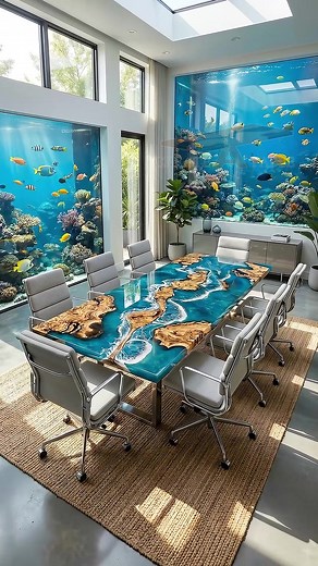 Create a Private Ocean Epoxy Table | Luxury Living USA