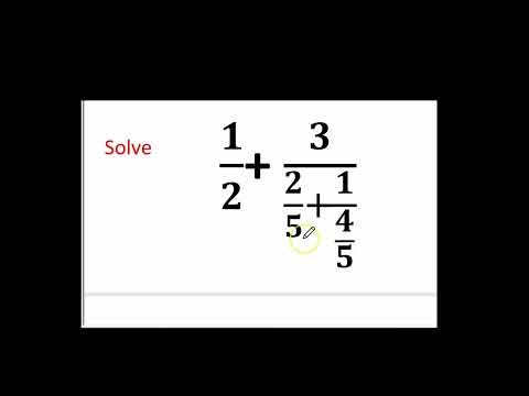 Simplifying a Complex Fraction with Nested Denominators