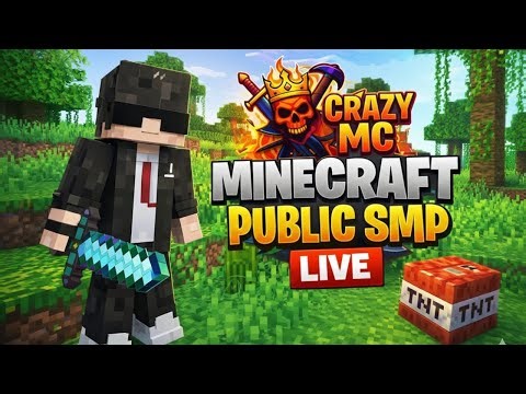 🔴 LIVE Minecraft Public SMP | Java + Bedrock | Free To Join 😱#live #smp #minecraft