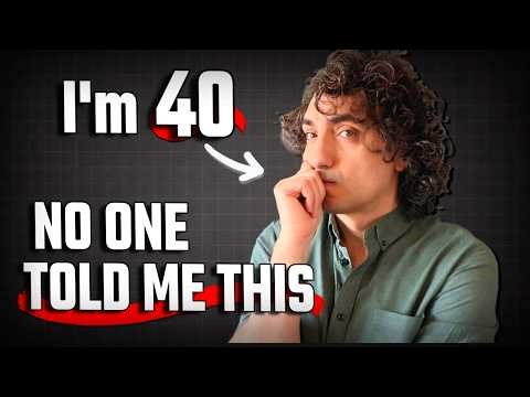 I'm 40. If You're In Your 20's or 30's, Watch This