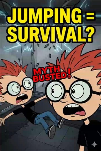 Can You Survive an Elevator Fall by Jumping ??