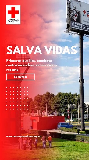 Prepárate para actuar en los primeros minutos de una #emergencia. Ofrecemos capacitación en primeros auxilios, combate contra incendios, evacuación, rescate y más. www.cruzrojamexicana.org.mx #CENCAD #PrimerosAuxilios #Capacitación #CruzRojaMexicana | Cruz Roja Mexicana Sede Nacional