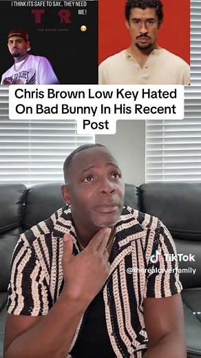 Chris Brown Wasn’t Happy About Bad Bunny Halftime Performance #superbowl #badbunny #superbowlhalftime #chrisbrown#chrisbrowninstagram