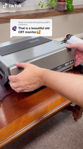 Replying to @randomthingsforyou02 Commodore 64 Executive portable computer, dual CRT monitor setup; Playing Jumpman Jr. #retrocomputer #retrogaming #80s #tech #asmr #crtmonitor #fyp #pcgaming #c64