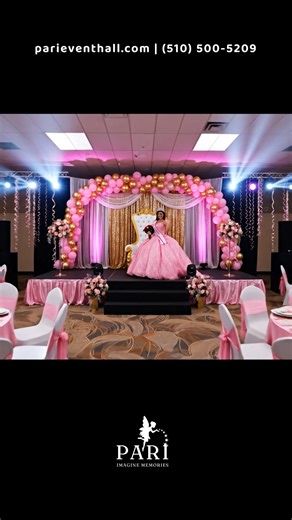 PARI Event Hall on Instagram: "A once-in-a-lifetime moment deserves to feel just as special as it looks. ✨👑 At Pari Event Hall, quinceañeras are celebrated with intention, care, and calm guidance every step of the way. From the grand entrance to the final dance, families feel supported, confident, and truly taken care of. This is more than a celebration. It’s a milestone honored with elegance, joy, and an experience your family will remember long after the night ends. Imagine memories she’ll ca