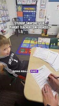 This is the student snapshot I use for parent teacher conferences