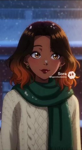 Goth girl uses a magic mistletoe