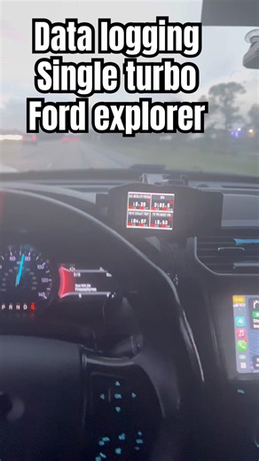Data logging single turbo fordexplorer 30PSI! #viral #turbocharged #fordexplorer #review #boost#ford