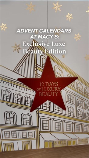 Our advent calendar series is here! First, we have this Macy’s exclusive featuring luxe beauty from La Mer, Gucci Beauty, Lancôme and more. Get this advent calendar now before it’s gone! mcys.co/4h7Mdnf | Macy's