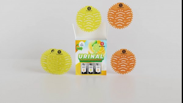 Urinal Deodorizer (10 Pack) - Ocean & Lavender Oil Scents - 30 Days of Anti-Splash Freshness, Lasts 5,000 Flushes