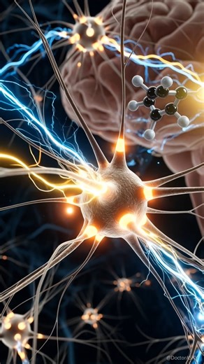 Caffeine affects the brain by attaching to adenosine receptors on nerve cells. Adenosine is a natural chemical that builds up during the day and signals the brain to slow down and prepare for rest. When caffeine reaches these receptors, it occupies the same spots where adenosine would normally bind. Because caffeine blocks the receptor, adenosine can no longer deliver its slowing signal. With the calming effect blocked, the neurons remain active and responsive. This increased activity also influ