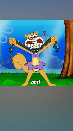 A flea on Sandy triggered a huge crisis. #spongebob #anime