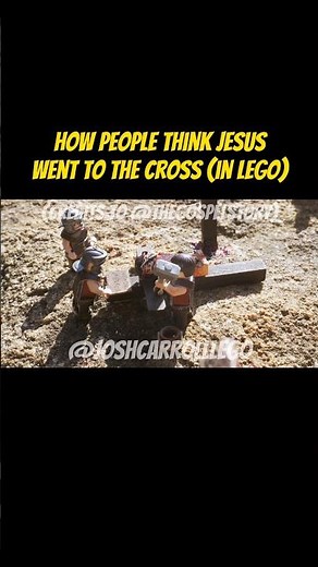 How Jesus Went to the Cross #shorts #brickfilm #jesus #christianity #crucifixion