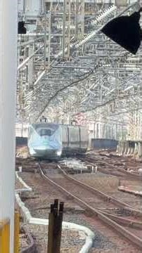 E956形 ALFA_X グネグネしながら入線 錆び取り