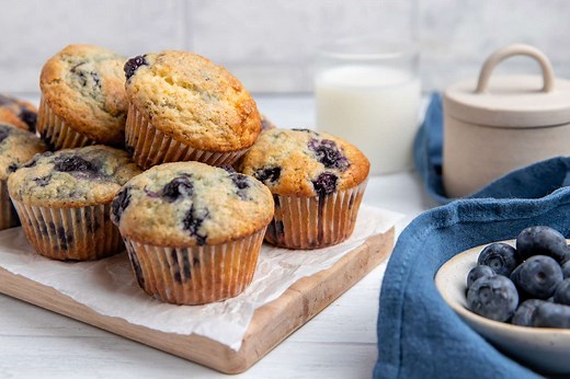 Bakeshop Blueberry Muffins