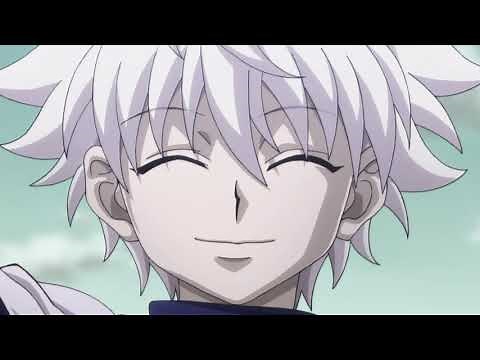 Killua hugging and patting Alluka (all scenes)