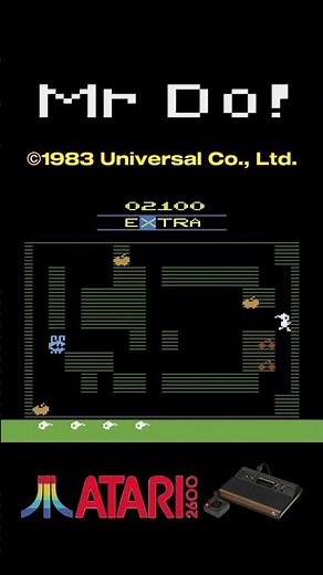 Mr. Do! ミスター・ドゥ(Machine type: Atari 2600) 4K 60fps