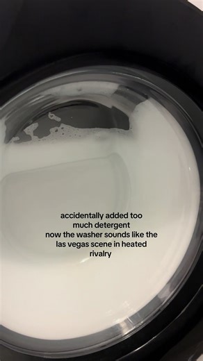 Washer Sounds Like a Vegas Scene After Detergent Mishap