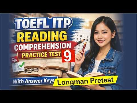 Longman TOEFL Reading Comprehension PRE-TEST before taking real ITP 2026 #toefl #toeflitp #english