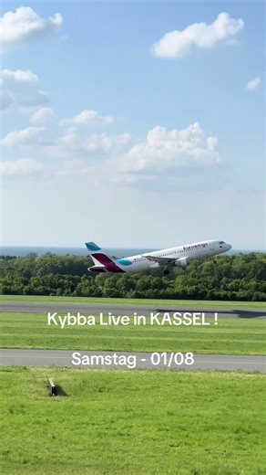 Kybba Live bei unserem Flughafen Open Air. Sei schnell und sichere dir jetzt eines der limitierten Tickets. #kybba #kassel #openair