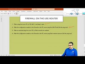 Configuring Firewall Rules on Ubiquiti UniFi Security Gateway (USG) Router