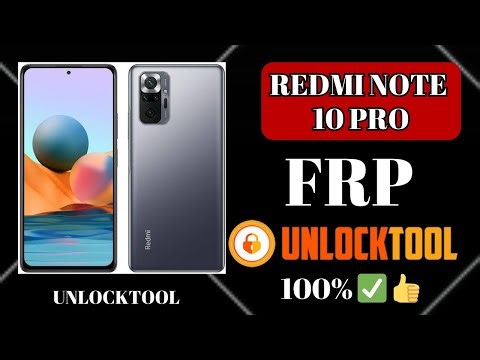 Redmi Note 10 Pro FRP Erase 👍 ✅ Unlock Tool | One Click New Method | ✔️🥳 100% Working