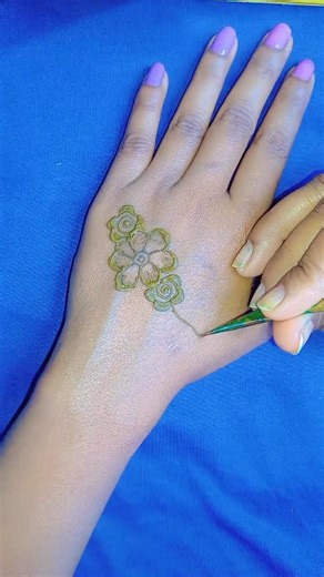 Title IdeasStylish Back Hand Mehndi Tattoo Design | Simple & Beautiful Mehndi