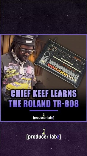 Chief Keef Learning How to Use a Roland Tr-808 👀