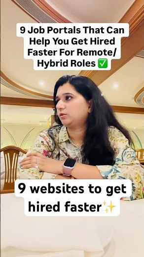 9 Job Portals For Remote & Hybrid Jobs (Apart From Naukri & LinkedIn) #shorts #job