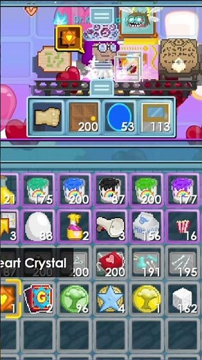 Making Datemaster's Heart Locket 🩷 #growtopia #valentineevent #valentine #locket #shorts