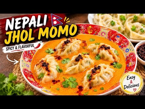 Authentic Nepali Jhol Momo Recipe | Street Style Spicy Jhol Momo at Home