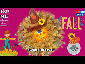2025 UITC Scarecrow Wreath Tutorial 🍂 | Character Board How-To #diy #wreath