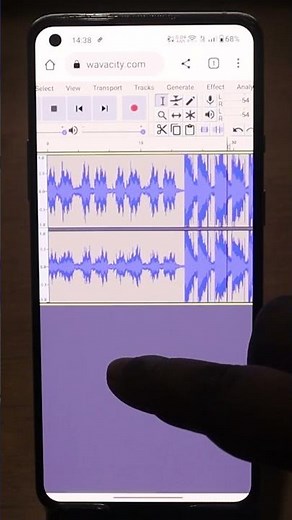 Online Audio Editor Website | Audacity on Mobile Phone