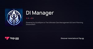 Add DI Manager Discord Bot | The #1 Discord Bot and Discord App List