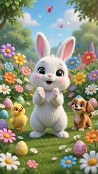 🐰 Bunny Hop Hop Hop! | Fun Nursery Rhyme for Kids | Baby Bunny Dance Song 🎵