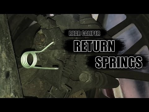 INSTALLING REAR BRAKE CALIPER RETURN SPRINGS | VW GOLF MK4 DIY